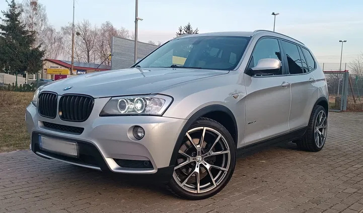 samochody osobowe BMW X3 cena 49800 przebieg: 192000, rok produkcji 2012 z Ostróda